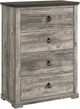 Crown Mark Ella-Mae Gray Chest-0