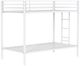 Coaster® Alevera Matte White Youth Twin/Twin Bunk Bed-0