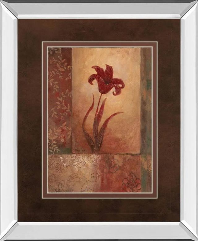 Classy Art Lily Silhouette by Vivian Flasch Wall Art-0