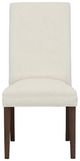 Fairfield® Customizable Entree Dining Straight Tall Back Armless Stack Chair with Tobacco Legs-2