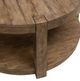 Liberty Furniture Broadmore Cobblestone Brown Round Cocktail Table-4