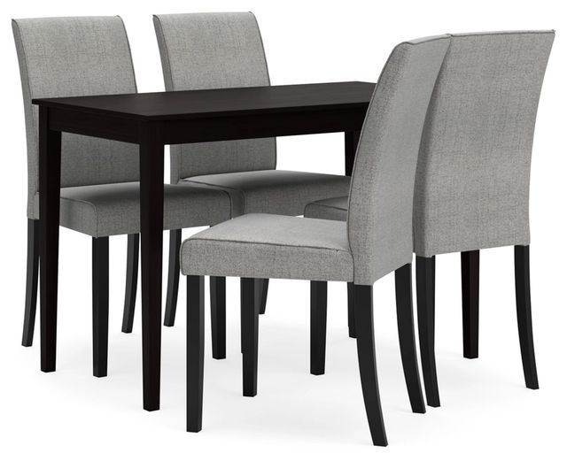 Signature Design by Ashley® Kimonte 5-Piece Dark Brown Dining Set-0
