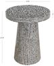 Linon Capiz Black Side Table-2