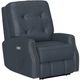 Flexsteel® Customizable Devon Leather Power Recliner with Power Headrest and Nailhead Trim-2