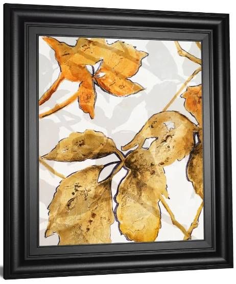 Classy Art Gold Shadows II by Patricia Pinto Wall Art-1