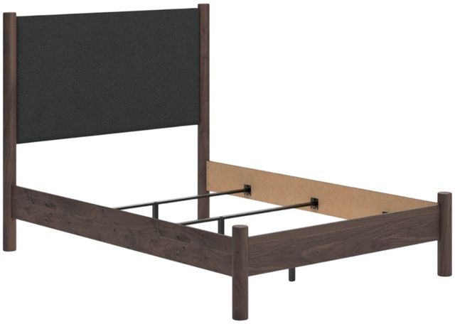 Signature Design by Ashley® Cadmori Black/Brown Youth Full Upholstered Panel Bed-0