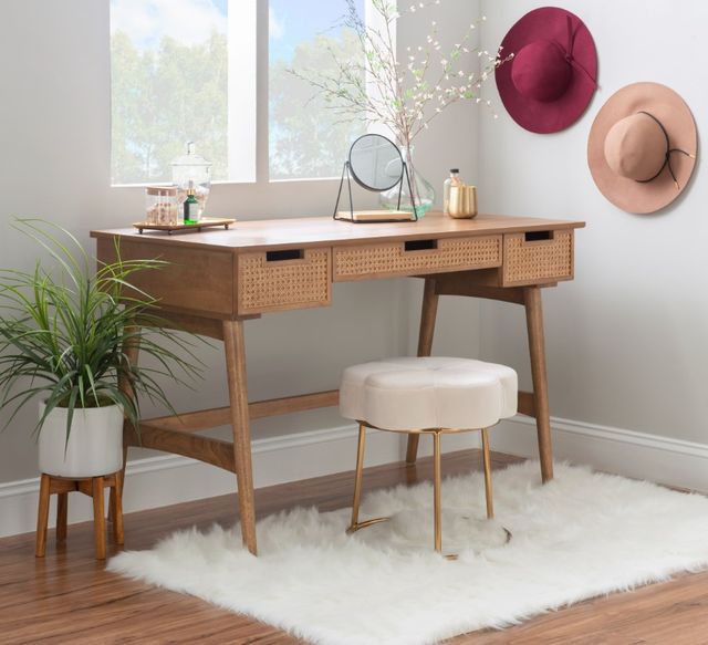 Linon Rayna Natural Writing Desk-1