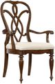 Hooker® Furniture Leesburg Alabaster/Mahogany Splat Back Dining Arm Chair-0