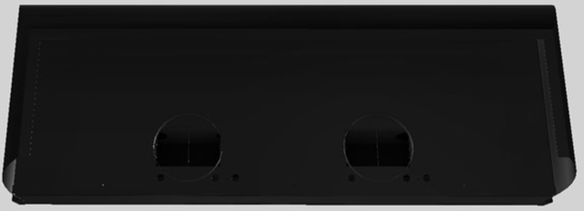 Vent-A-Hood® Designer Series 66" Black Wall Mounted Range Hood-2