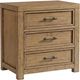 Riverside Furniture Bozeman Toasted Almond 3-Drawer Nightstand -0