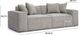 TOV Furniture Mindy Taupe Modular Loveseat-2