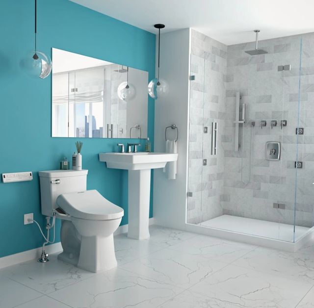 American Standard Advanced Clean® White 2.0 Electric SpaLet® Bidet Seat with Remote Operation-1