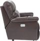 La-Z-Boy® James Walnut Leather Power Reclining Loveseat with Headrest-2