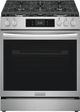 Frigidaire Gallery® 30'' Smudge-Proof® Stainless Steel Slide-In Gas Range with Stone-Baked Pizza-0