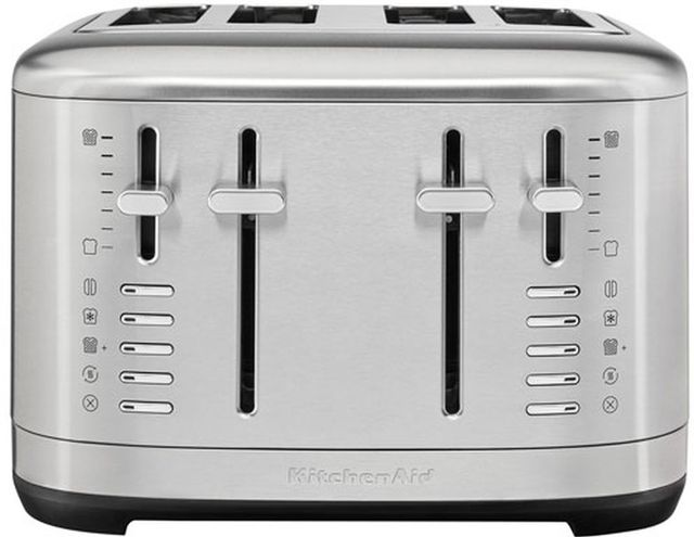 KitchenAid® 4 Slice Brushed Stainless Steel Toaster-1