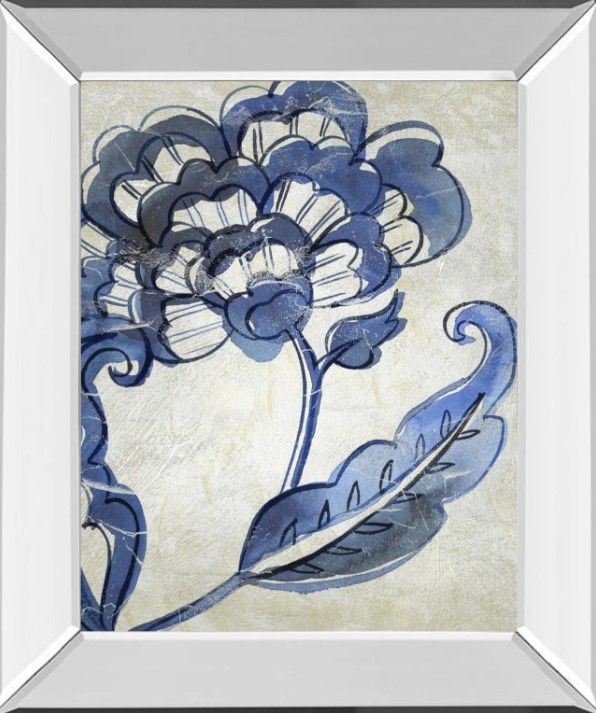 Classy Art Vintage Porcelain I by Chariklia Zarris Mirrored Frame Wall Art-0