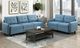 Homelegance® Garren 3-Piece Blue Modular Sectional Sofa-1