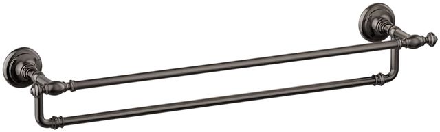 KOHLER® Artifacts® Vibrant Titanium 24" Double Towel Bar-0
