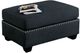 Furniture of America® Lita Gray Ottoman-0