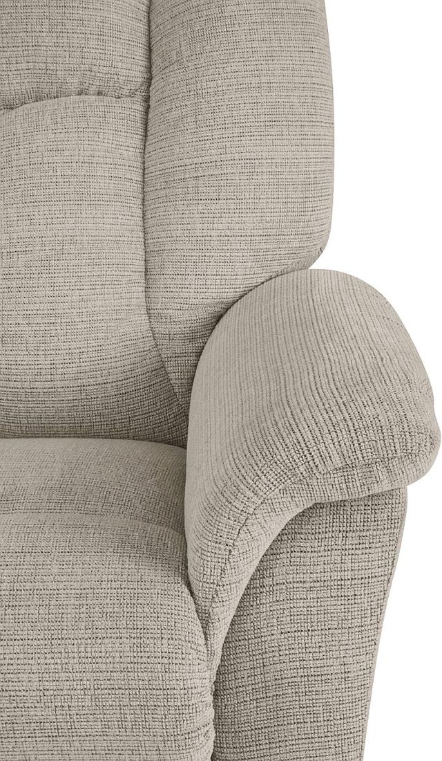 La-Z-Boy® Jasper Pewter Manual Rocking Recliner-4