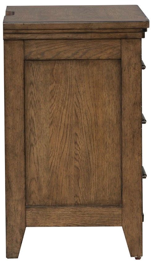 Liberty Furniture Carolina Park Amber Brown Nightstand-3