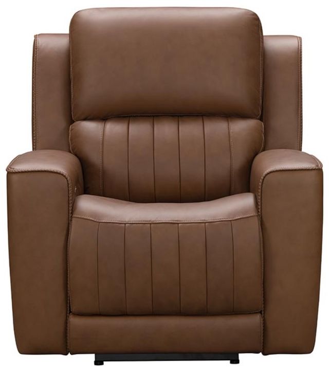 BarcaLounger® Pierce Homerun Cinnamon Leather Power Recliner-3