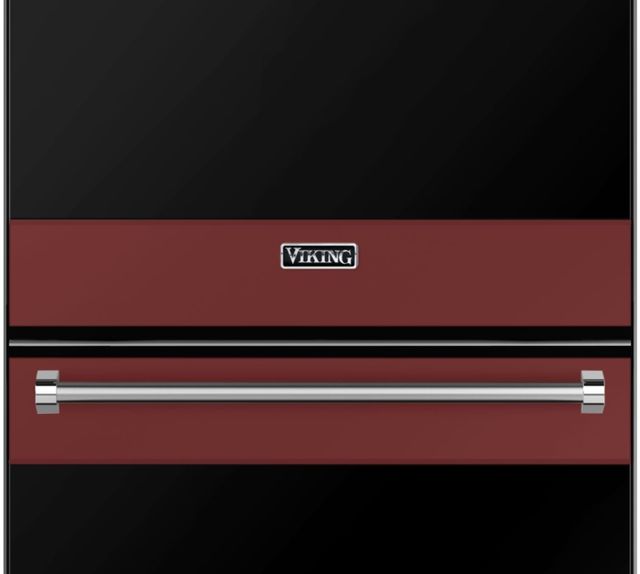 Viking® 3 Series 30" Kalamata Red Double Electric Wall Oven-1