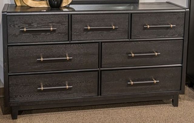 Signature Design by Ashley® Haldenwick Black Dresser and Mirror-3