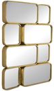 A & B Home Keeley Gold Wall Mirror-0