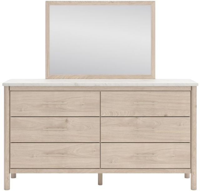 Signature Design by Ashley® Cadmori Tan Bedroom Mirror-2