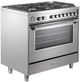 Verona® Ultima 36" Stainless Steel Pro Style Gas Range-1