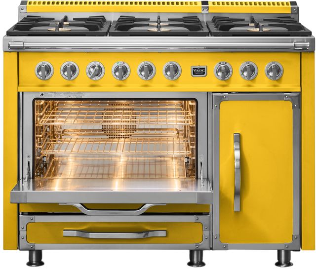 Viking® Tuscany 48" Daffodil Pro Style Dual Fuel Range-2