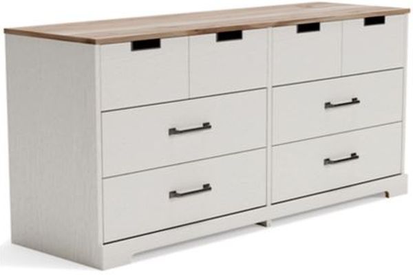 Signature Design by Ashley® Vaibryn 3-Piece White Full Platform Bed Set-2
