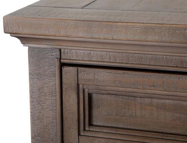 Magnussen Home® Paxton Place Dovetail Grey Rectangular End Table-3