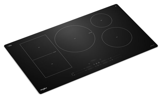 Whirlpool® 36" Black Intelligent Induction Cooktop with Temp Cook™ Technology and WipeClean™ Coating-2