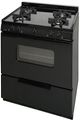 Premier 30" Black Freestanding Gas Range-1