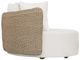 Uttermost® Sunset Oatmeal/Oyster White Outdoor Round Swivel Day Bed-3