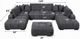 ACME Furniture Chosen 3-Piece Gray U-Shape Sectional-2
