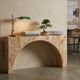 Crestview Collection Marabella Natural Console Table-1