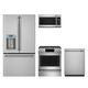 Cafe 4 Piece Stainless Steel Kitchen Package-0