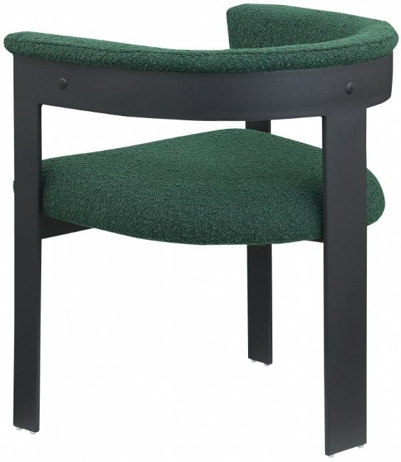 Meridian Furniture Romeo Green/Matte Black Dining Chair-3