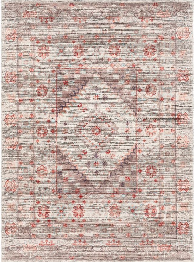 Surya Nolita Dark Brown/Red 4'x6' Area Rug-0