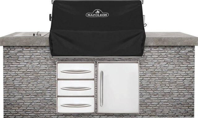 Napoleon PRO 665 Black Built In Grill Cover-1