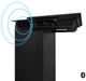 ZLINE Black Stainless Steel Crown Molding with Built-in Bluetooth Speakers-3
