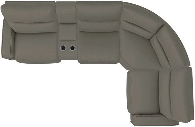 La-Z-Boy® Maddox Dove Gray Reclining Sectional with Custom Layout Options-2