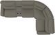 La-Z-Boy® Maddox Dove Gray Reclining Sectional with Custom Layout Options-2