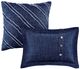 Olliix by Woolrich Blue Queen Perry Oversized Denim Comforter Set-1