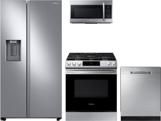 Samsung 4 Piece Kitchen Package-Stainless Steel-0