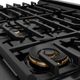 ZLINE Autograph Edition 30" Black Stainless Steel Pro Style Gas Range-4