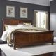 Liberty Furniture Rustic Traditions Cherry California King Sleigh Bed-1